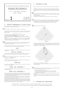 Olimpiadi della Matematica 1. Calcolo Combinatorio (livello zero) 2