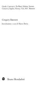 Gregory Bateson Bruno Mondadori