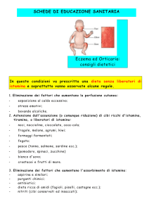 Diete orticaria dermatite