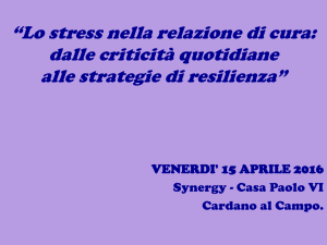 Caterina Chiodini - Burnout, Coping e Re[...]