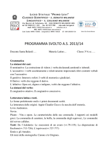 Programma Latino 3A