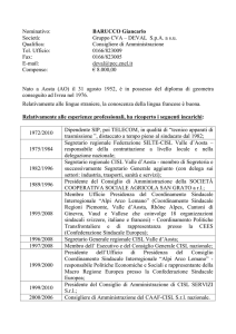 CV Barucco - Deval spa
