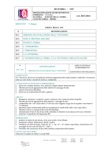 IIS D`ORIA - UFC A.S. 2013-2014 DOCENTI: F. Baima SC1 ORIGINE