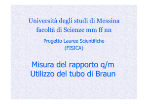 Tubo di braun - Università degli Studi di Messina