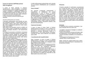 Corso di Laurea in