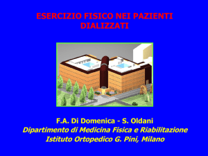 ESERCIZIO FISICO NEI PAZIENTI DIALIZZATI