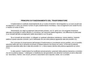 principio di funzionamento del trasformatore - Digilander