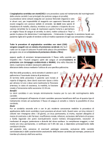 Angioplastica carotidea (CAS)