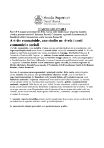Artrite reumatoide, uno studio ne rivela i costi economici e sociali