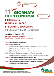 XXXI Concorso FEDELTÀ AL LAVORO E PROGRESSO