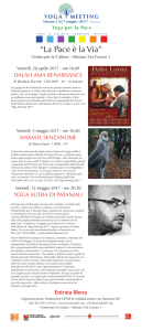 La Pace è la Via - Yoga Meeting Merano