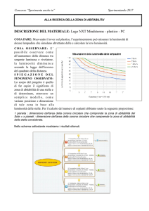 DESCRIZIONE DEL MATERIALE: Lego NXT - INFN-LNL