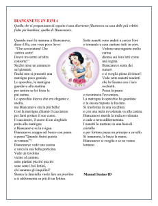 BIANCANEVE IN RIMA