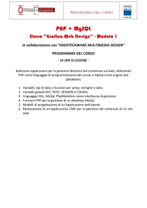 PHP + MySQL - Officine Formazione