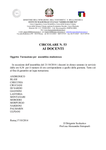 ai docenti - liceo giordano bruno roma