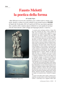 Fausto Melotti la poetica della forma