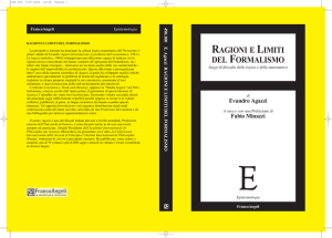 ragioni e limiti del formalismo
