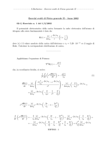 ———————— S.Barbarino - Esercizi svolti di Fisica generale II