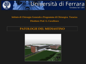 Patologie del Mediastino