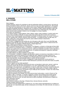 Il Signore dell`etere - Dr. Salvatore Capobianco