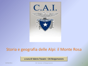 Il Monte Rosa - CAI Borgomanero