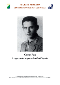 Oscar Fuà il ragazzo che sognava i voli dell`aquila