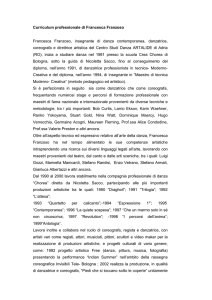 Francesca Franzoso Danza Moderna CV