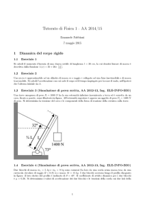 Esercizi - Tutorati UNIPV