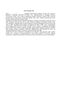 Prof. Giuseppe Poli Nato a ______ il Liceo Classico Valsalice