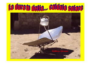 La durata della caldaia solare... - Io Studio al Fermi
