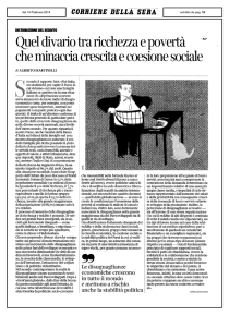 Quel divario tra ricchezza e povertà