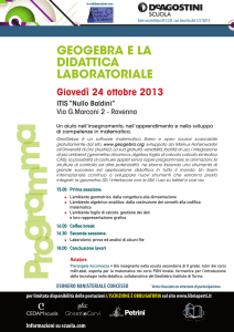 geogebra e la didattica laboratoriale