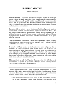 Il Libero Arbitrio