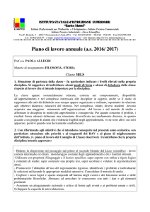 filosofia - Istituto Statale d`Istruzione Superiore Mattei