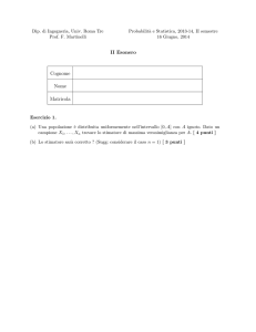 II Esonero bis - mat.uniroma3