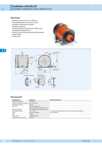 Trasduttore a filo SGL135