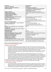 Metodi numerici e modellistica - UNIPA