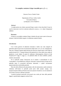 Come costruire un contatore Geiger