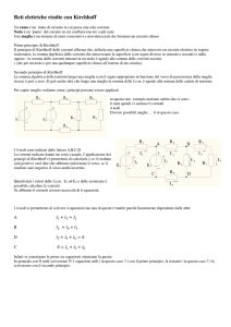 Reti elettriche risolte con Kirchhoff