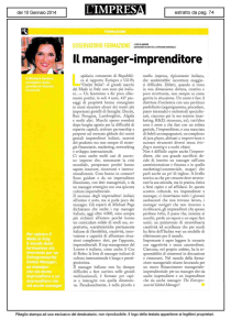Il manager-imprenditore