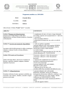 Programma di Tedesco