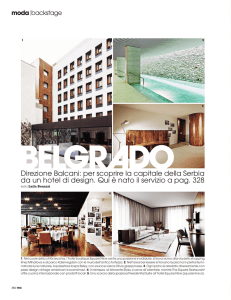 Direzione Balcani: per scoprire la capitale della Serbia da un hotel