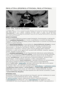 iperprolattinemia, prolattinoma
