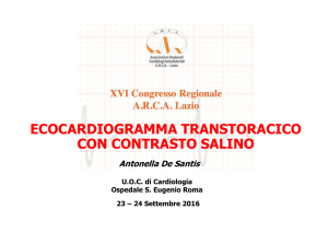 ecocardiogramma transtoracico con contrasto salino