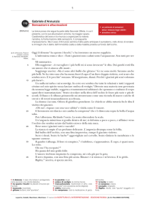 1 Gabriele d`Annunzio Sensazioni e allucinazioni