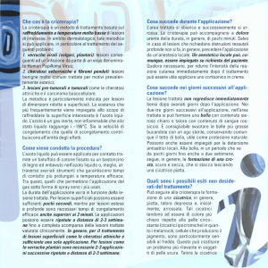 Crioterapia - Centro Studi GISED
