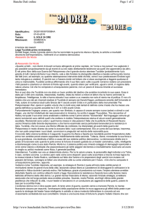 Page 1 of 2 Banche Dati online 3/12/2010 http://www.banchedati