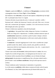 I Sumeri - Mondadori Education