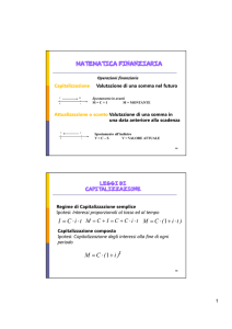 ripasso di matematica finanziaria