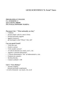 LICEO SCIENTIFICO “E. Fermi” Nuoro